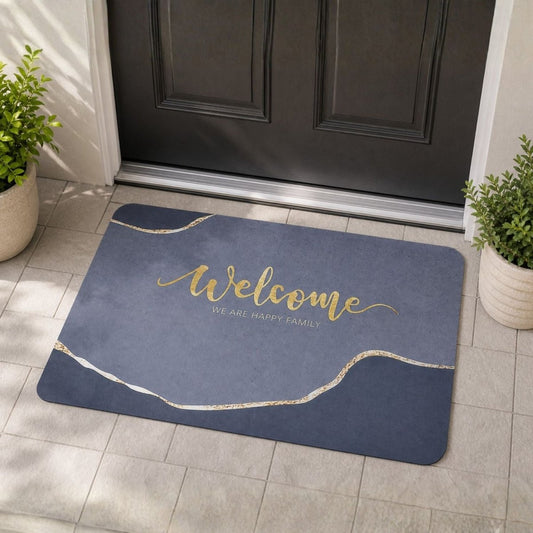 Marble Print Door Mat Mat- RoyalkartMat