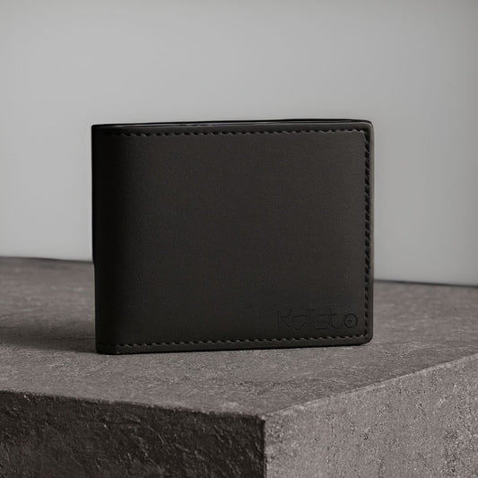 Men's Genuine Leather Money Clip Wallet Wallet - Royalkartmen's wallet