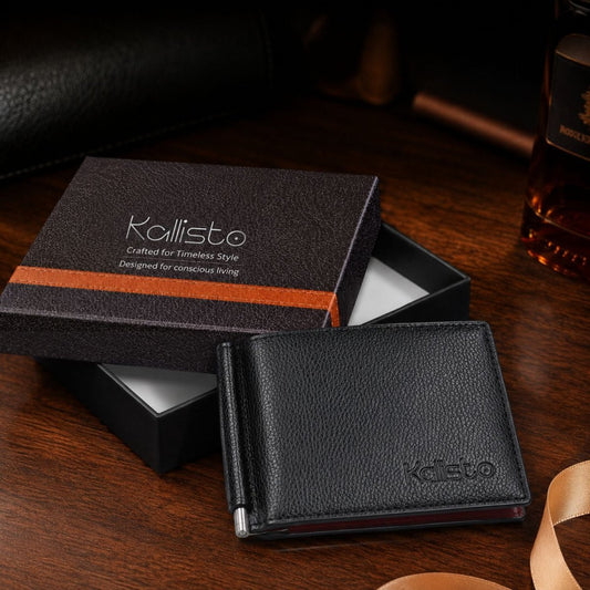 Men's Wallet (Black & Red) Wallet- Royalkartwallet