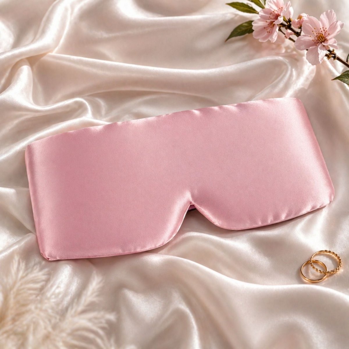 Mulberry Silk Eye Mask (Pink) Eye Masks- Royalkarteye mask