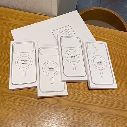 KALLISTO Clear Magnetic Case Cover for iPhone 17 [Compatible with MagSafe Accessories]