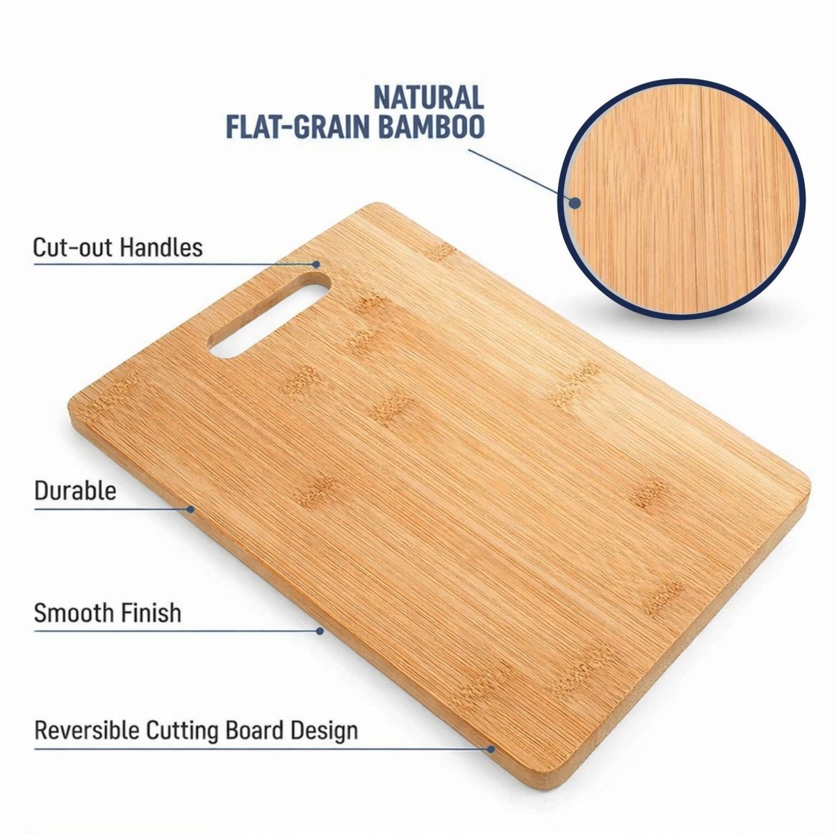 Royalkart® Bamboo Chopping Board for Kitchen Chopping Board - RoyalkartChopping Board