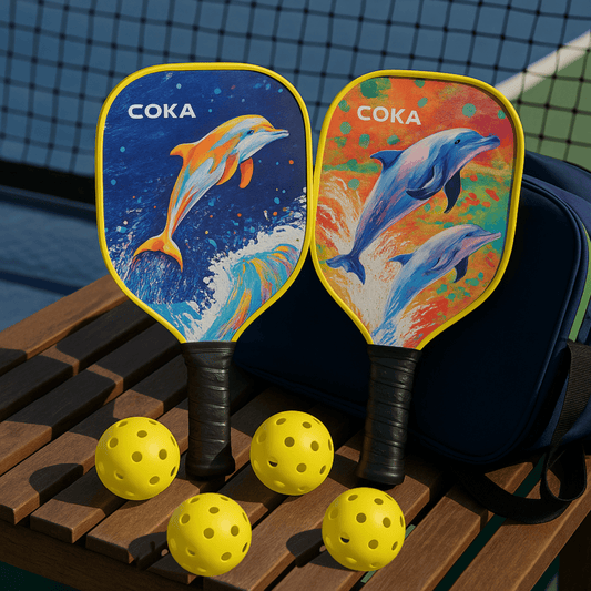ROYALKART Basswood Pickleball Paddle Set (Multicolour) - Royalkartpickleball paddle set