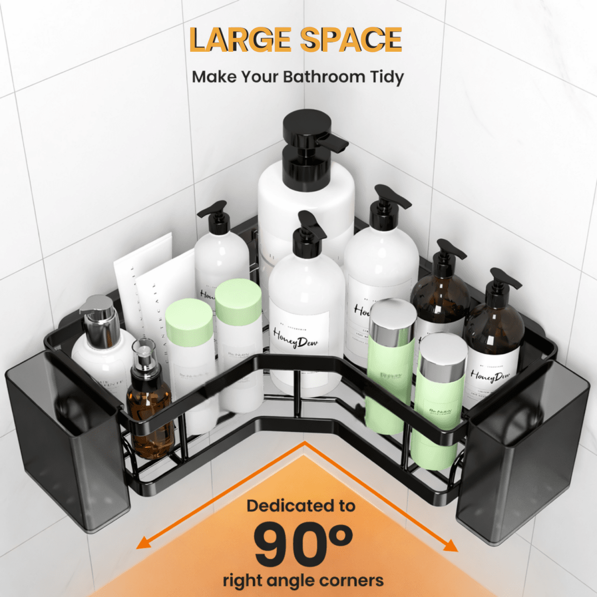 Royalkart® Bathroom Shelves | Wall Mounted & Corner Storage Racks Corner Shelf - Royalkartbathroom rack