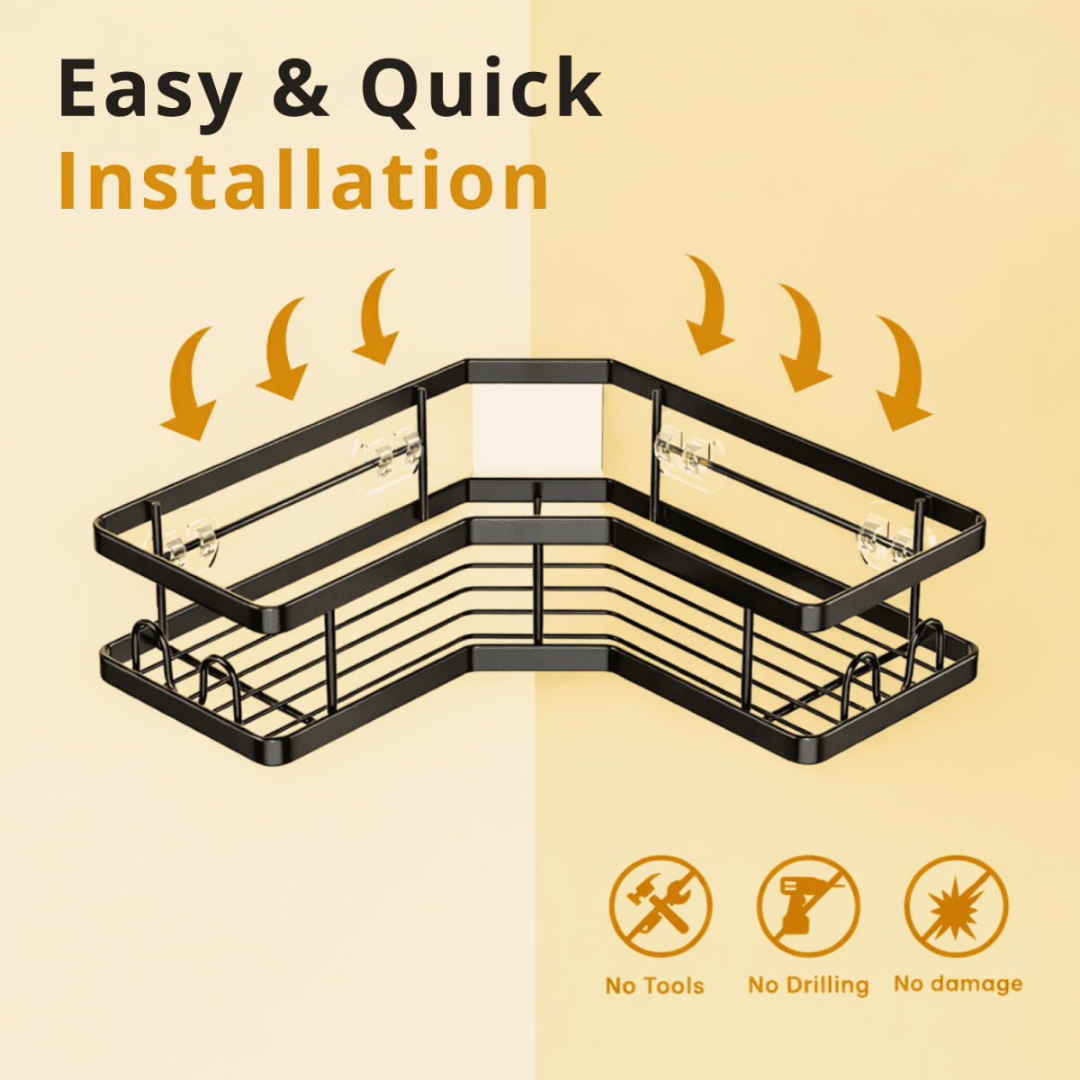 Royalkart® Bathroom Shelves | Wall Mounted & Corner Storage Racks Corner Shelf - Royalkartbathroom rack