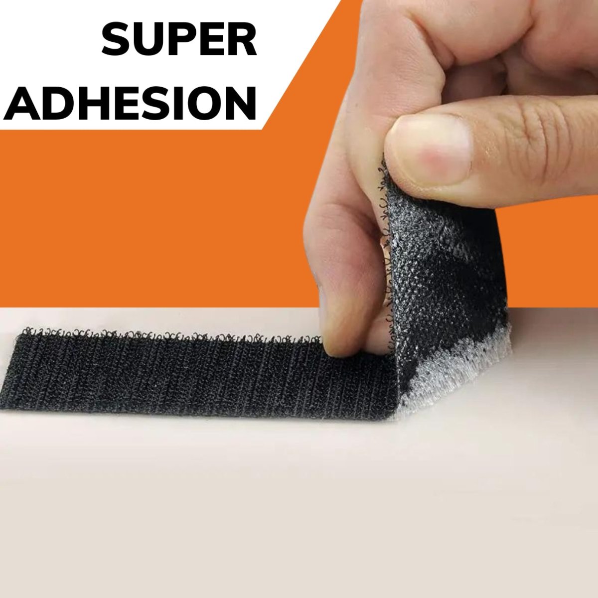 Self Adhesive Hook and Loop Tape (Black). ADHESIVE TAPES - Royalkartadhesive hook and loop tape