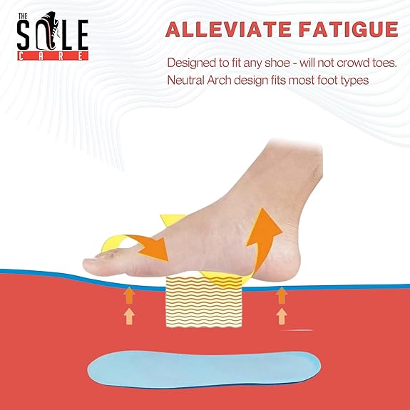 Silicone Gel Anti Fatigue Shoe Insoles Shoe Insole- #Royalkart#insoles