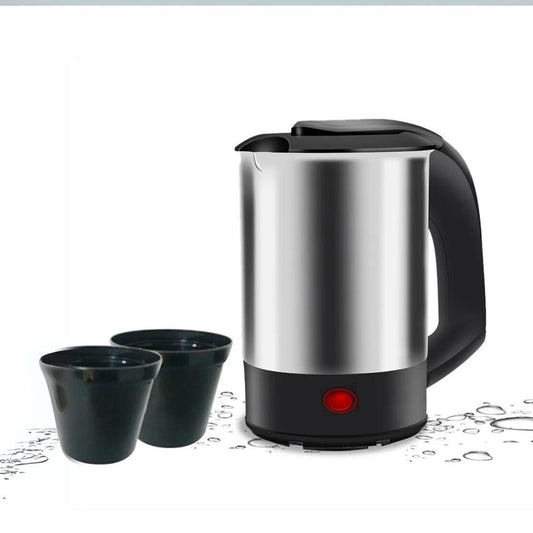 Stainless Steel Electric Kettle for Travelling with 0.5 Litre Capacity - RoyalkartElectric kettle