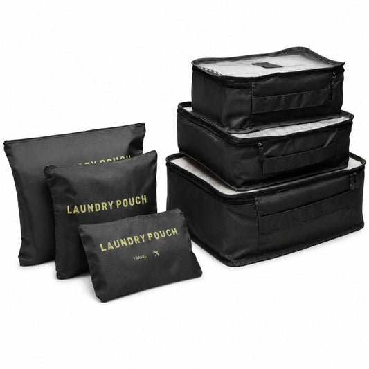 Travel Pouch Set (Black) Travel Pouch Set- RoyalkartTravel Pouch Set