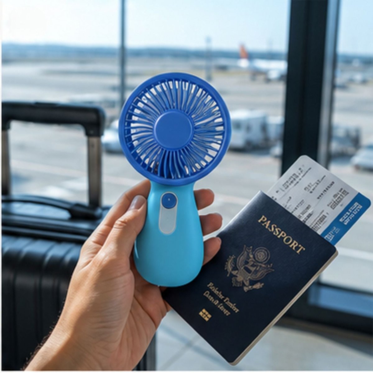 USB Mini Portable Fan Blue USB Fan- RoyalkartUSB Fan