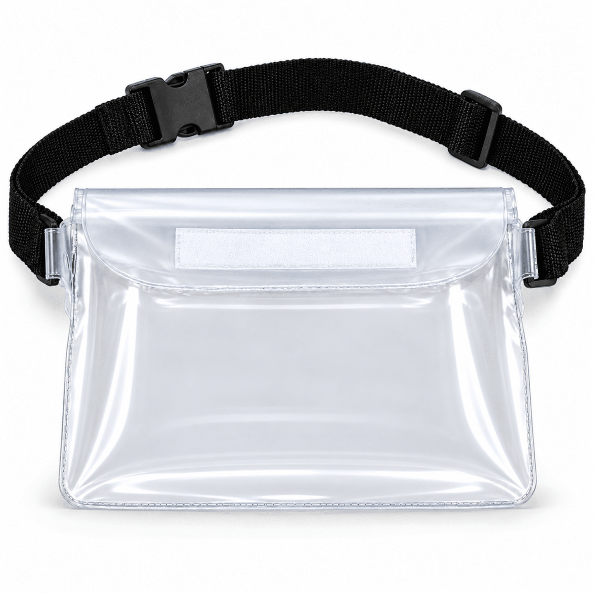 Waterproof Phone Pouch Transparent Mini Dry Bag with Triple Zipper (White) WATERPROOF BAG- #Royalkart#MOBILE ACCESSORIES