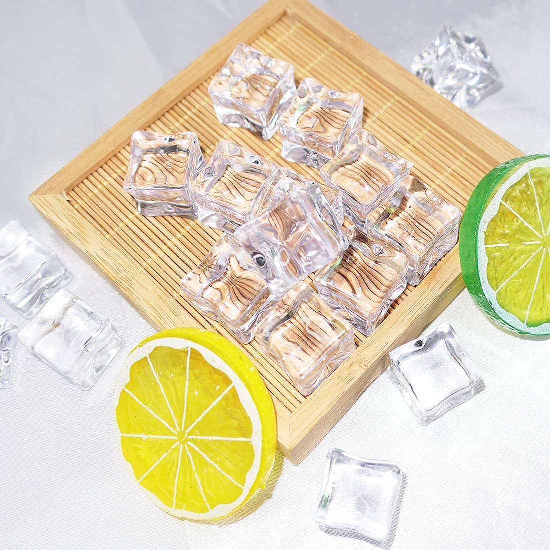 20mm Fake/Artificial Acrylic Ice Cubes | Decorative Props for Product Photography(50pcs) photography props- #Royalkart#colour props