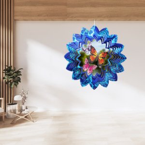 3D Hanging Wind Spinner for Outdoor Decorations- Butterfly Wind Spinner- #Royalkart#3d wall hanging