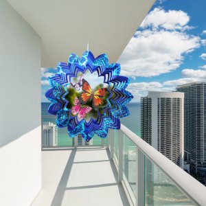 3D Hanging Wind Spinner for Outdoor Decorations- Butterfly Wind Spinner- #Royalkart#3d wall hanging