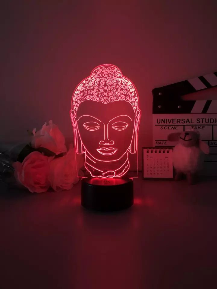 3D Illusion Led Buddha Lamp 3D Illusion Led lamp- Royalkart - The Urban Store