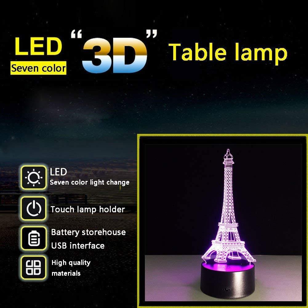 3D Illusion LED Eiffel Tower Lamp 3D Illusion Led lamp- Royalkart - The Urban Store