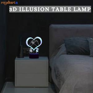 3D Illusion Promise Led Lamp 3D Illusion Led lamp- Royalkart - The Urban Store