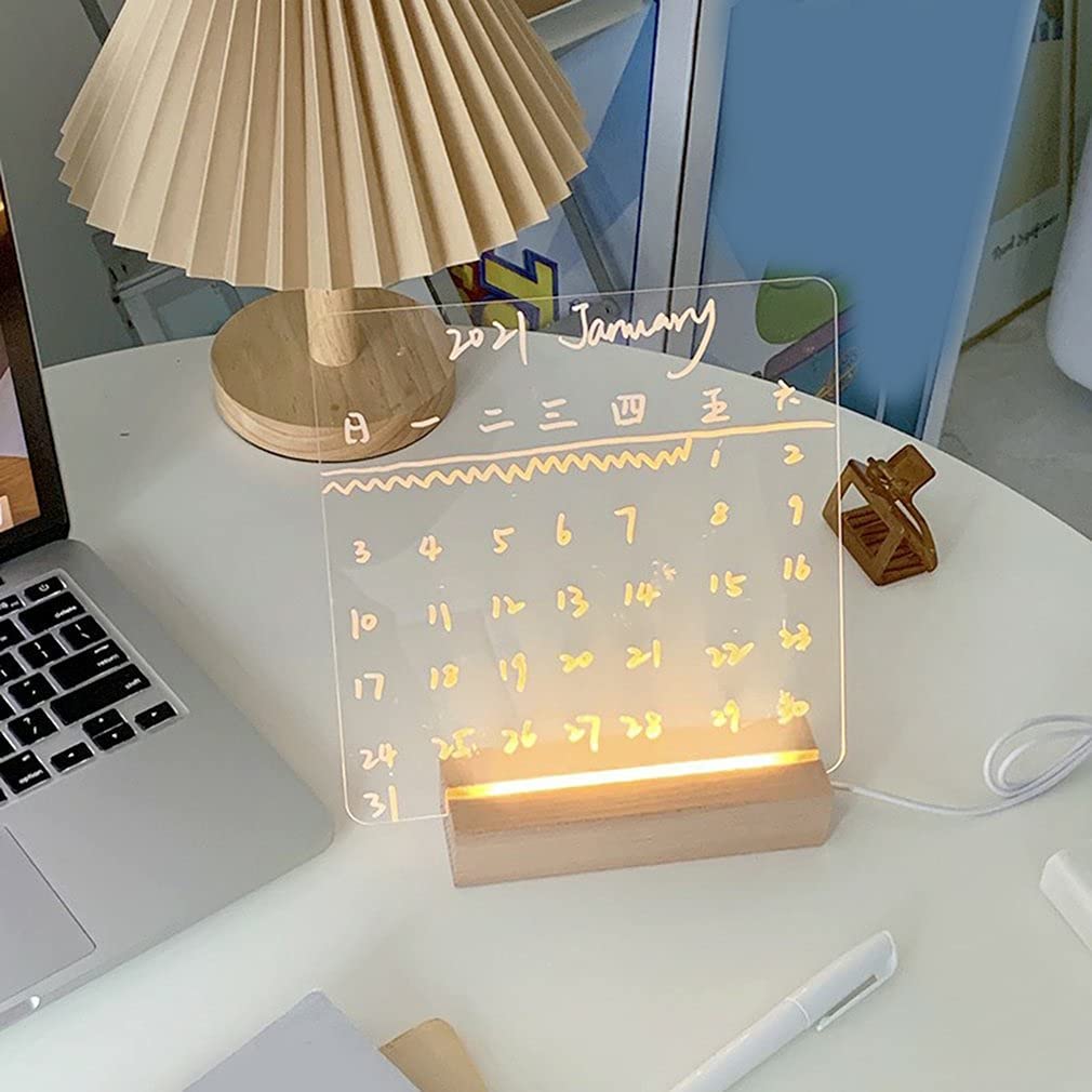 3D LED Message Board Acrylic Night Lamp Table Lamp- #Royalkart#3d led lamp
