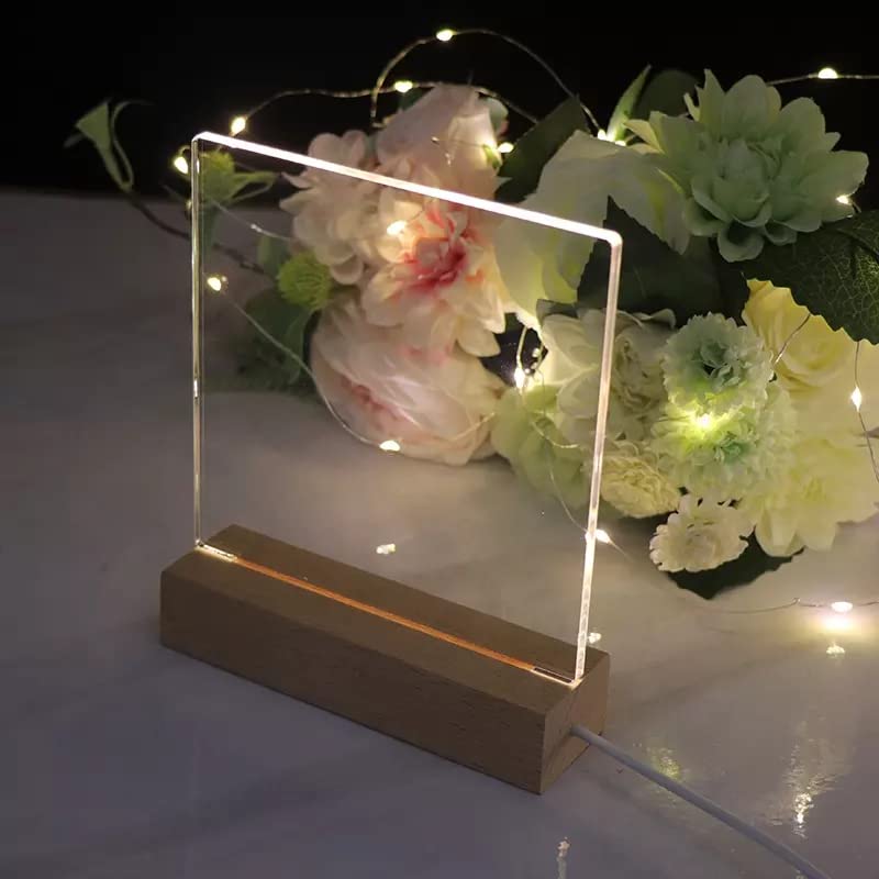 3D LED Message Board Acrylic Night Lamp Table Lamp- #Royalkart#3d led lamp