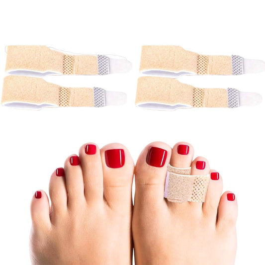 4Pcs Toe Straightener |Hammer Toe Splints |Hammer Toe Corrector for Curled Toes Foot Supports- #Royalkart#toe bandage