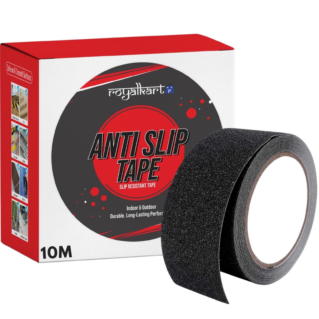 Anti Slip Tape- Black (10M x 50MM) Anti Skid Tape- Royalkart - The Urban Store