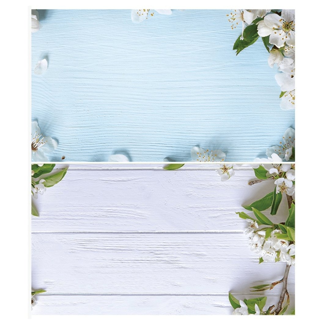 Blue Floral Photography Backdrop (PACK 1) Photography Backdrop- #Royalkart#Backdrops pack 1
