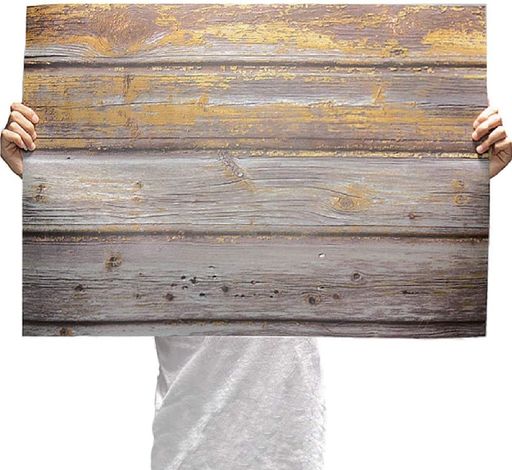 Blue Waves & Yellow Old Wood Print Photography Backdrop (PACK-2) Photography Backdrop- Royalkart - The Urban Store