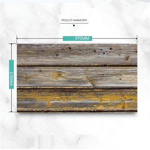 Blue Waves & Yellow Old Wood Print Photography Backdrop (PACK-2) Photography Backdrop- Royalkart - The Urban Store