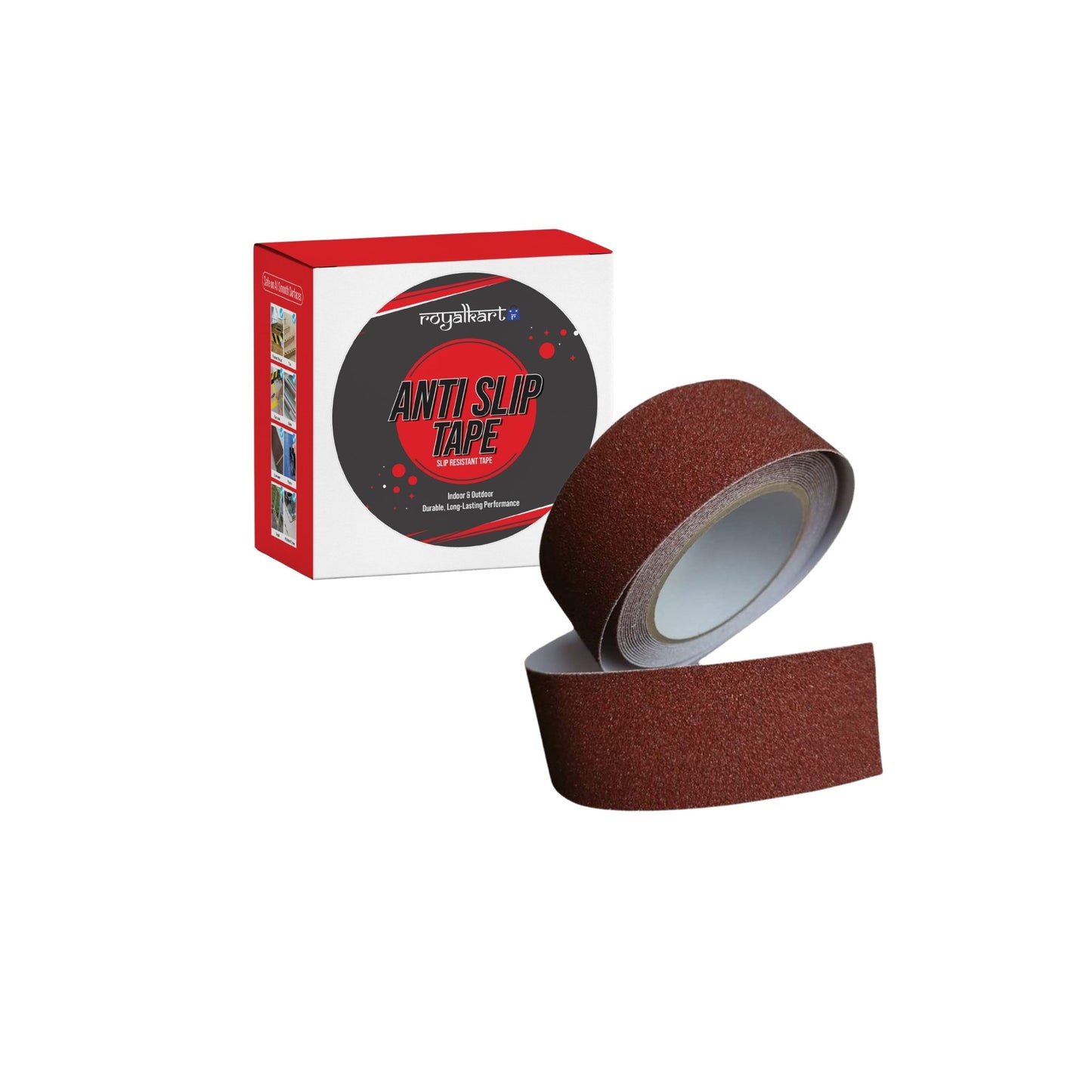Brown Anti Slip Tape- 5M x 50MM Anti Skid Tape- Royalkart - The Urban Store