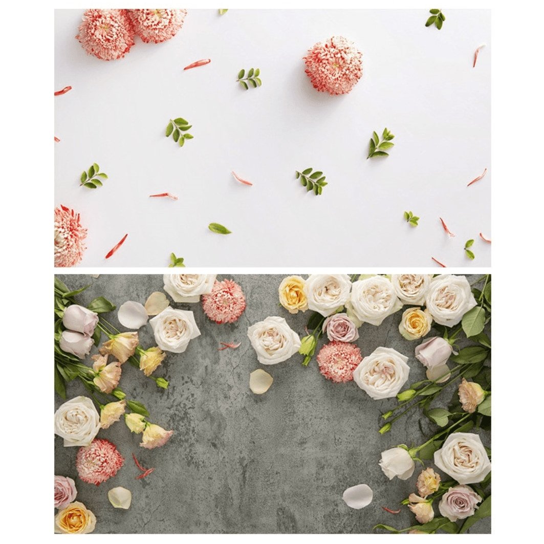 Colorful Flowers Photography Backdrop (PACK 1) - Royalkart - The Urban Store