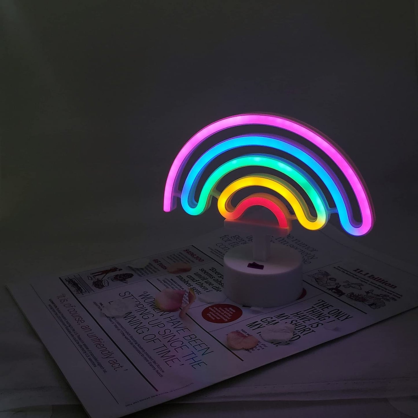 Colorful Rainbow LED Neon Light Lamp- Rainbow Table Lamp- Royalkart - The Urban Store