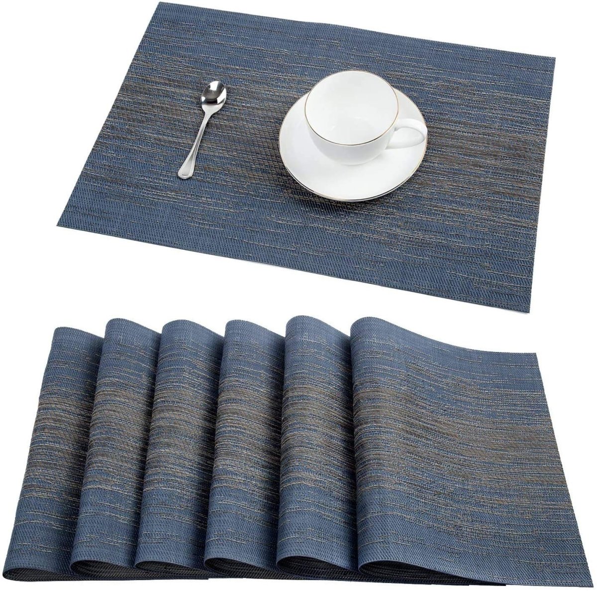 Dining Table Mat Easy to Clean-Washable Reversible Anti-Slip Placemats Dining Table Placemats- #Royalkart#best dining table placemats