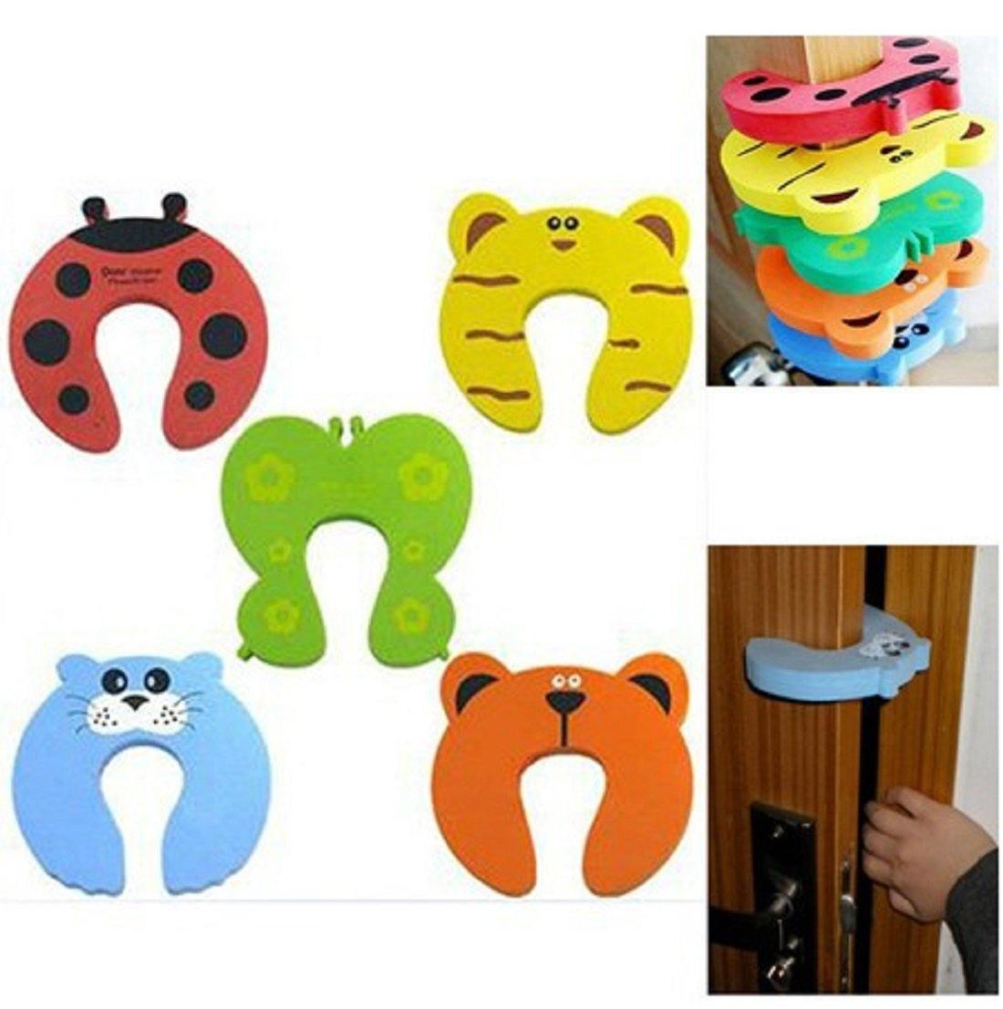 Door Stopper Guard and Accidental Door Lock Protection for Baby Safety - Multi Color Door & Window Guards- #Royalkart#door stopper