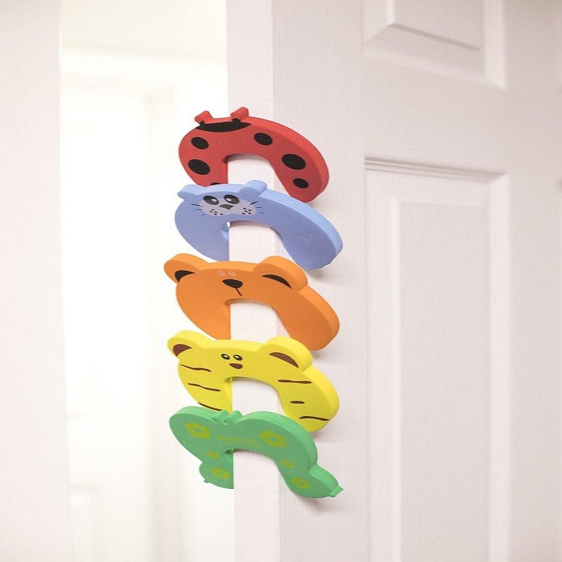 Door Stopper Guard and Accidental Door Lock Protection for Baby Safety - Multi Color Door & Window Guards- #Royalkart#door stopper