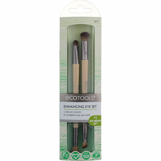 Eco Tools Eye Enhancing Duo Brush Set (Pack of 2) Makeup Brush- Royalkart - The Urban Store