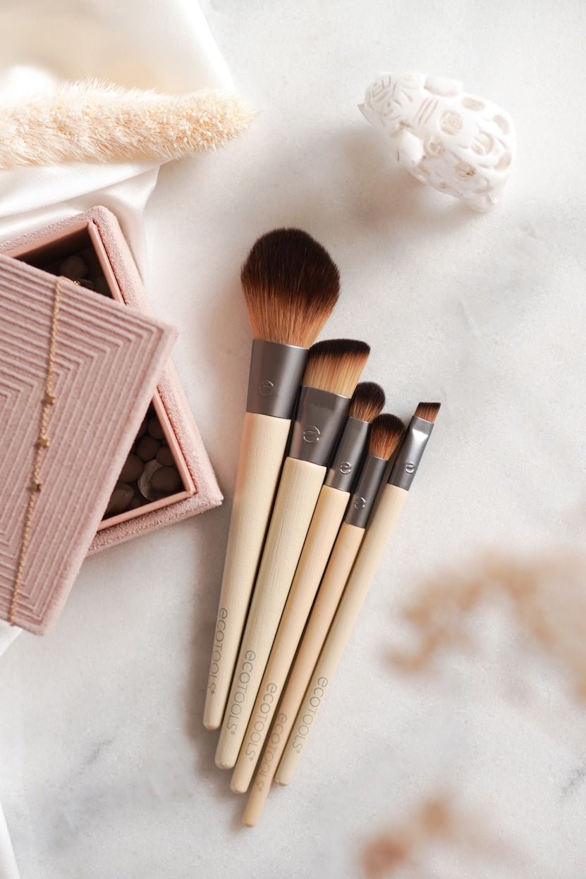 EcoTools Start the Day Beautifully Makeup Brush Set Makeup Brush- #Royalkart#Makeup Brush Set