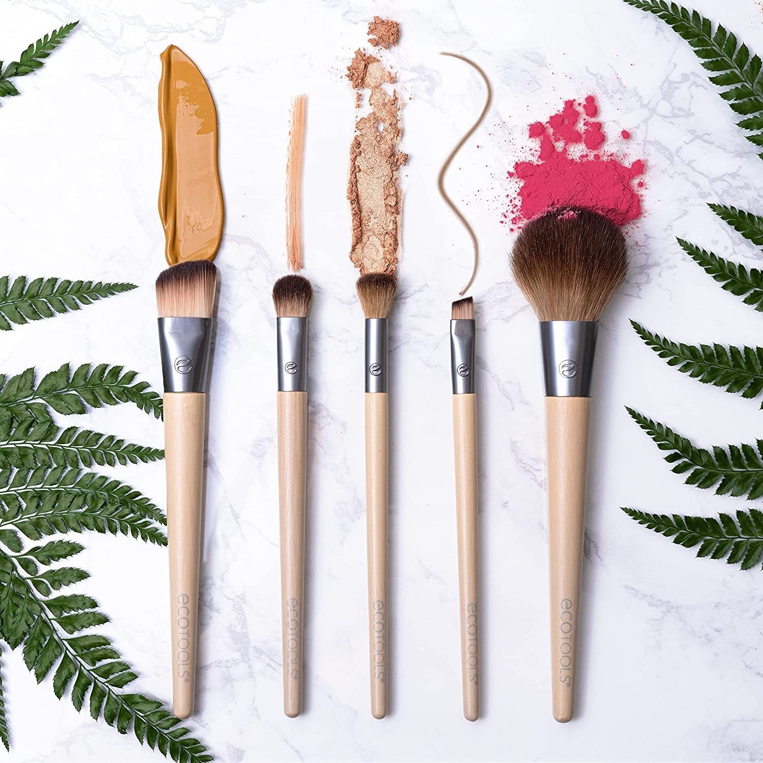 EcoTools Start the Day Beautifully Makeup Brush Set Makeup Brush- #Royalkart#Makeup Brush Set