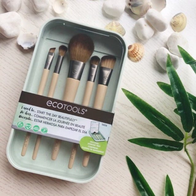 EcoTools Start the Day Beautifully Makeup Brush Set Makeup Brush- #Royalkart#Makeup Brush Set