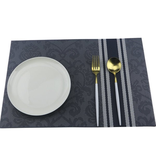 Floral Print Dining Table Mats Linen Set Dining Table Placemats- #Royalkart#best dining table placemats