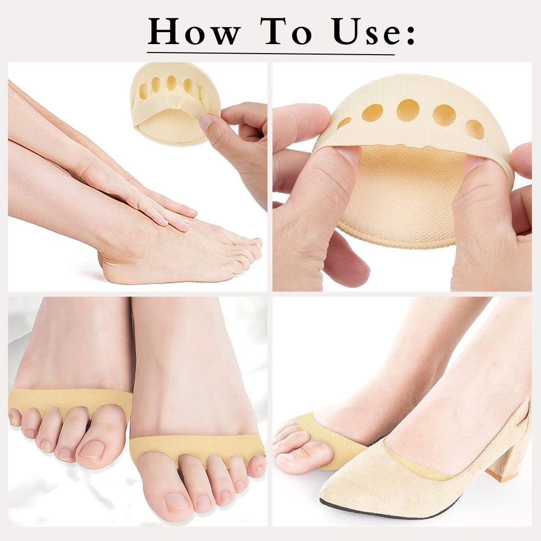 PEDI SOOTHER SOLUTIONS Metatarsal Pads - Ball of Foot Cushions - High Heel  India | Ubuy