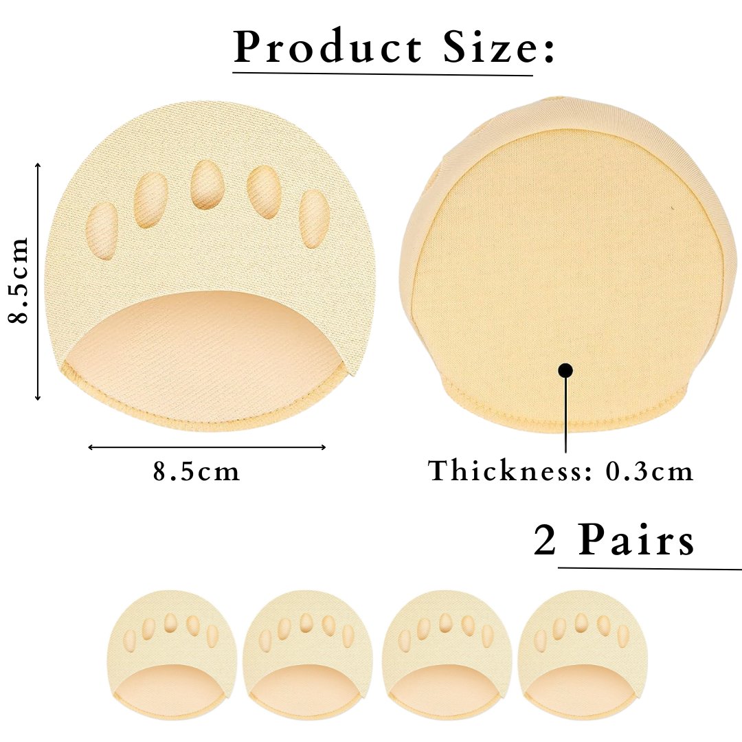forefoot pads high heels non slip toe socks forefoot pad reusable ball of foot cushions 2 pairsfoot supportsroyalkart the urban store 827480
