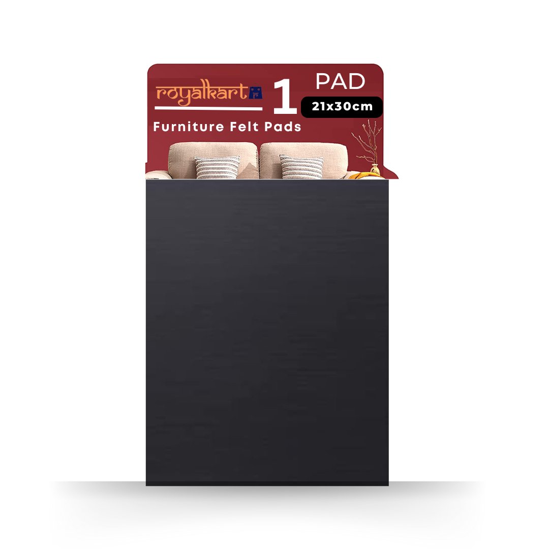 Full Sheet Furniture Pad- Black, 30x21cm furniture pads- Royalkart - The Urban Store