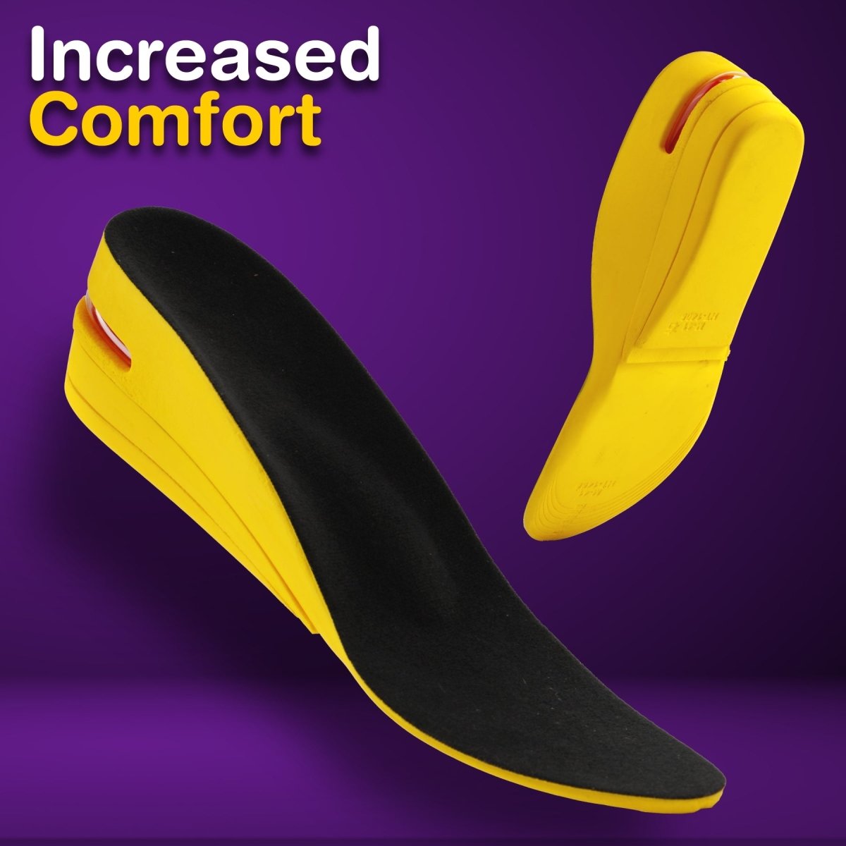 3 layer Height Increase Heel Cushion Pad Insole upto 6cm Shoe Insole