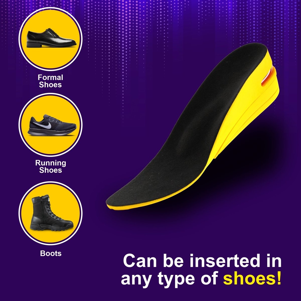 shoe insole inserted in all type of shoes