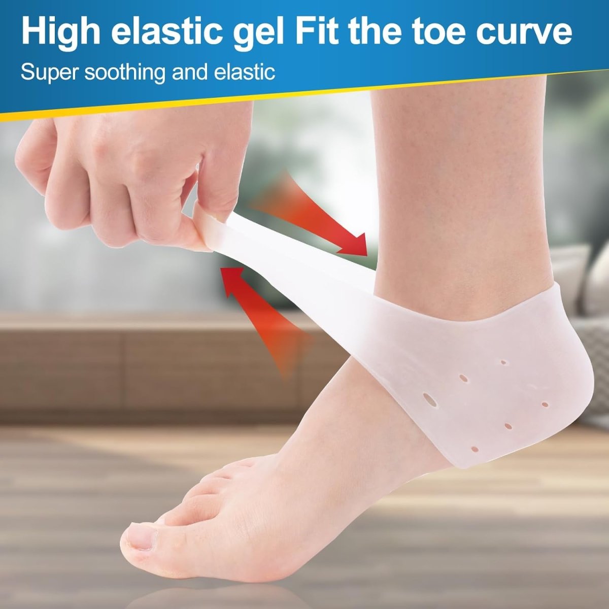 high elastic gel fit the toe curve