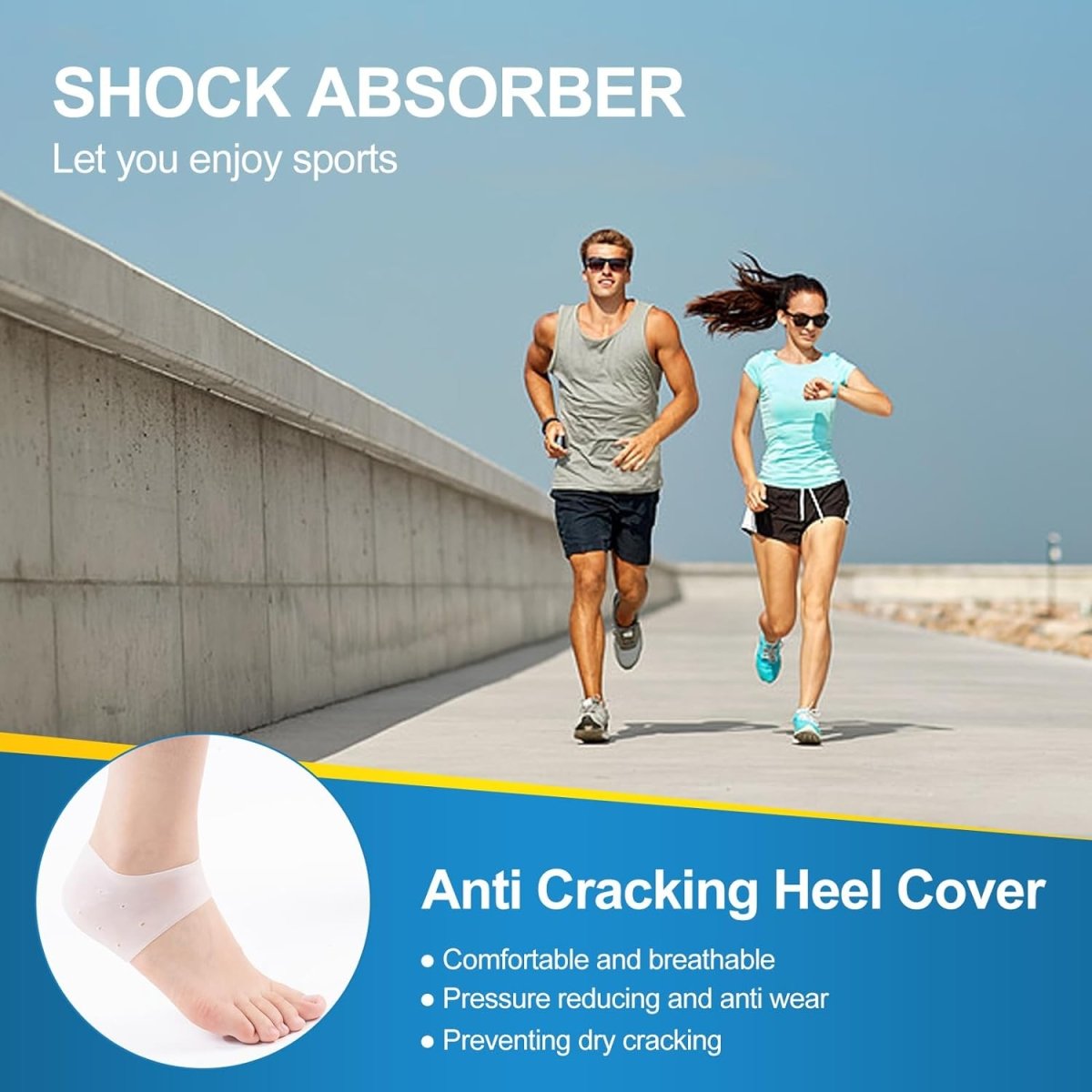 Anti cracking heel cover