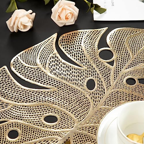 Leaf Shape Dining Table Mats Dining Table Placemats- #Royalkart#dining table mats set of 6