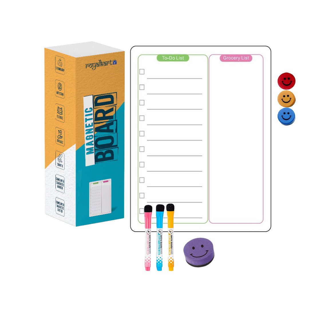 Magnetic To do List & Grocery List Magnetic Board- #Royalkart#Magnetic planner