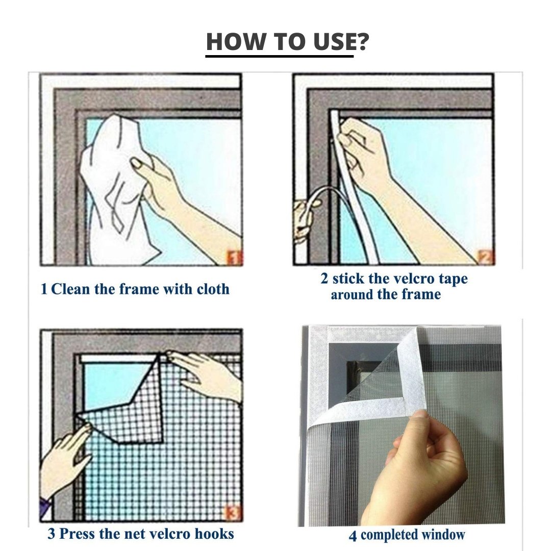 Mosquito mesh net how to use