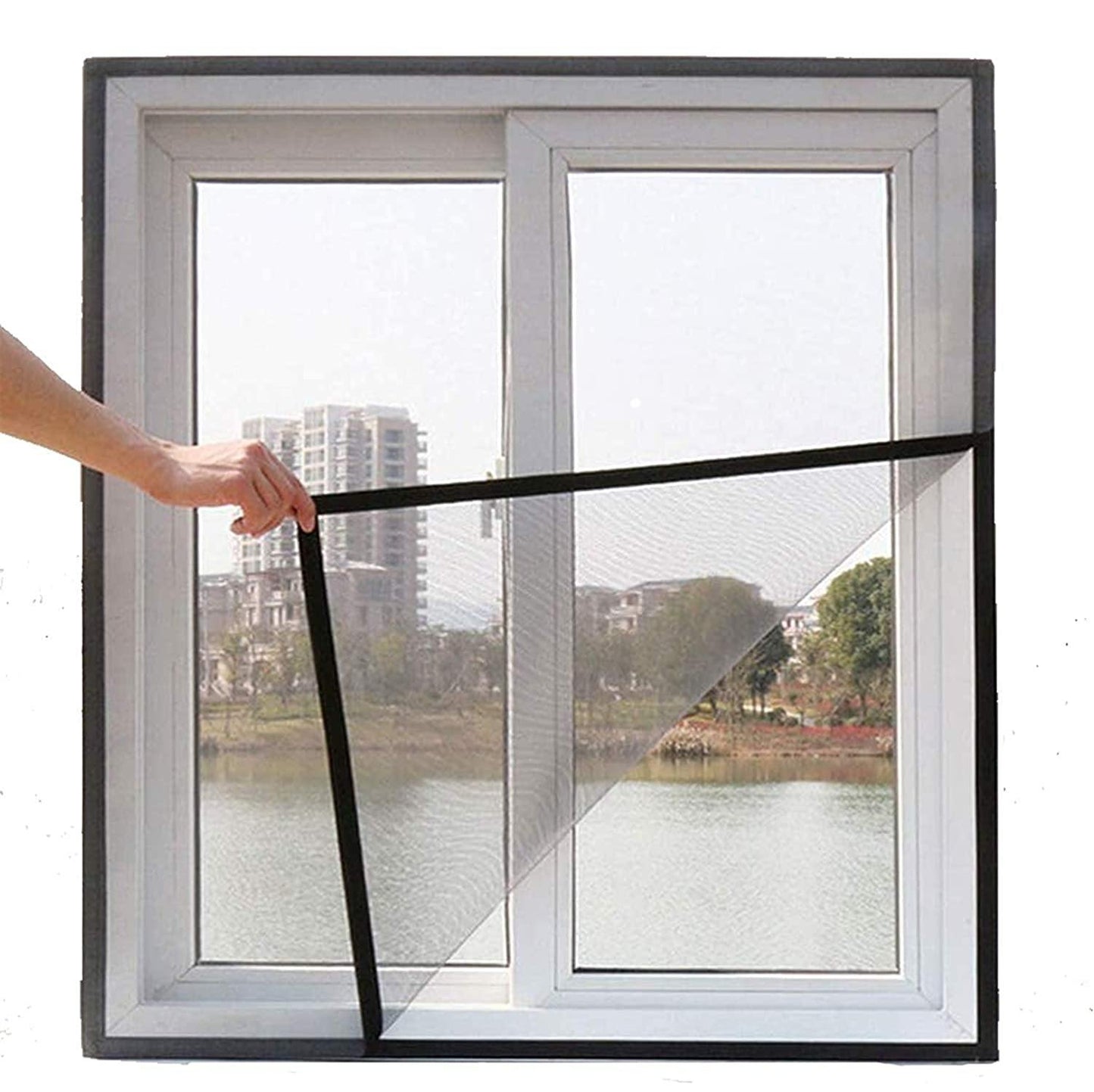 Mosquito Net Roll for Windows Black